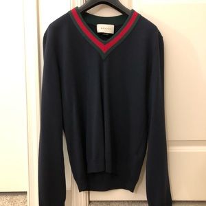FINAL PRICE DROP GUCCI Soft V-Neck Wool Sweater